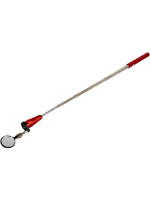 WDK-65453 Фонарик на гибкой рукоятке с зеркалом, 3 светодиода, магнит, длина 170-550 мм (RED)