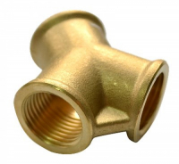 HUBERTH RP208350 Тройник Y-образный с внутренней резьбой 3 х 1/4", упаковка 10 шт.