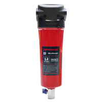 HRS-MFD1200P Фильтр магистральный; Производительность: 1200 л/мин; Максимальное давление: 16 бар; Фильтрация твердых частиц: 0.01 мкм; Остаточное содержание масла: 0.001 мг/м3; Соединение: G 3/4 "