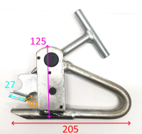 Зажим борта для грузовых колес для ШМС Зажим борта для грузовых колес для ШМС