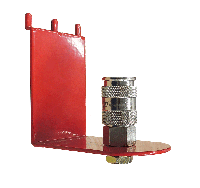 MIGHTY SEVEN Комплект быстросъемного фитинга 1/4", с креплением к стенду