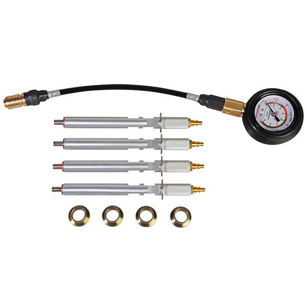 Компрессометр дизельный GrunBaum CR-50 с переходниками, набор Компрессометр дизельный GrunBaum CR-50 с переходниками, набор