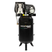 WDK-92760 Компрессор поршневой вертикальный с ременным приводом, 606 л/мин, 4 КВт, 380 В, ресивер 270 л