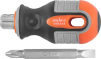 Ombra 756238 Отвертка стержневая двусторонняя ROUND GRIP, РН2,SL6x38 мм
