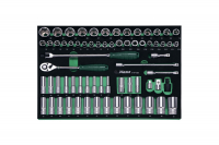 TTF-68 Ложемент торцевых головок и аксессуаров на 1/2", 68 предметов