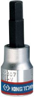 Насадка (бита) торцевая 3/8", Hex, 12 мм, L = 50 мм KING TONY 302512