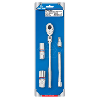 Набор глубоких свечных головок с принадлежностями 3/8" шестигранные, 16 и 21 мм, 5 предметов KING TONY 3505MR