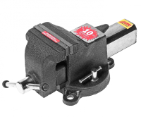 ТИСКИ JTC-3121 слесарные поворотные, захват 4"