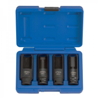 904G13 Набор съёмников гнёзд форсунок 1/2" S=25, 27, 29, 30мм L=100мм 4пр. 904G13 Набор съёмников гнёзд форсунок 1/2" S=25, 27, 29, 30мм L=100мм 4пр.