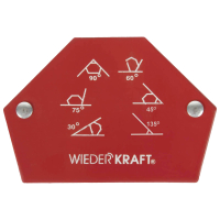 WDK-65025 Сварочный магнит, углы 30°, 45°, 60°, 75°, 90°, 135°, усилие 25 Lbs