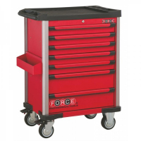 Шкаф инструментальный подкатной   7 секций  красный 10217R (R) "FORCE"