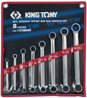 Набор накидных ключей, 6-22 мм 8 предметов KING TONY 1C08MR