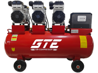 Компрессор пневматический 220В 4.5кВт 8атм. 420л/мин. ресивер-153л поршневой безмасляный GTE