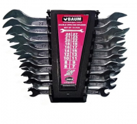 10-10МР Набор рожковых ключей в пласт. держ. 6х7мм - 24х27мм 10 пр.