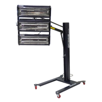 OPT-F3S Трехкассетная мобильная ИК сушка на пантографической стойке