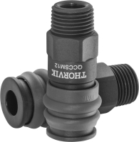 Thorvik QCCSM12 Муфта БРС европейского типа с наружней резьбовой частью BSPT 1/2"