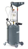 KraftWell KRW1839.80L Установка для слива и откачки масла/антифриза с подъемной ванной и мерной емкостью, 100 л