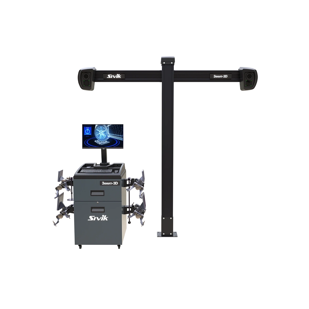 Стенд регулировки развала схождения Зенит-3D ТЛ2КС