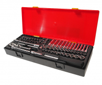 Набор головок 1/4" комбинированный 73 предмета в кейсе JTC