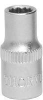 Thorvik S12S1209 Головка торцевая 12-гранная 3/8" DR, 9 мм
