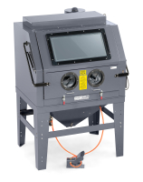 KraftWell KRW-SB990S Камера пескоструйная, фронтальная загрузка, 990 л