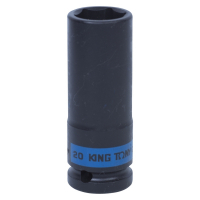 Головка торцевая ударная глубокая шестигранная 1/2", 20 мм KING TONY 443520M