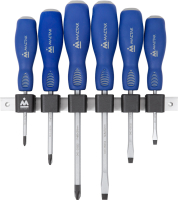 Набор силовых отвёрток МАСТАК 04-6GRB Набор силовых отвёрток МАСТАК 04-6GRB