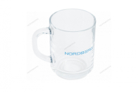 Кружка стеклянная прозрачная Nordberg