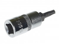 JTC-23515 - Бита-головка 1/4" TORX T15Hх37мм с отверстием JTC - 
Изготовлена из закаленной хром-ванадиевой стали.
Размер: 1/4"хТ15H.
Общая длина: 37 мм.
Длина насадки: 15 мм.