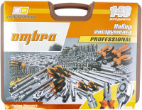 Ombra OMT143SL Набор инструмента универсальный 1/4", 1/2"DR, 143 предмета