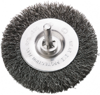 Щётка №082; 5407506120 d-75 для дрели дисковая,гофрирован.шестигран. Щётка №082; 5407506120 d-75 для дрели дисковая,гофрирован.шестигран.