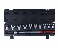 Ключ динамометрический 40-210Нм 14-18мм с насадками 13-30мм 11 предметов JTC