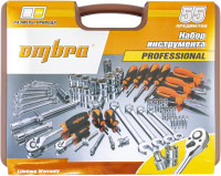 Ombra OMT55S Набор инструмента универсальный 1/4", 1/2"DR, 55 предметов