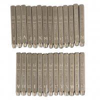 Клейма буквенные латиница 6мм JTC