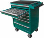 Jonnesway C-7DW1179V Тележка инструментальная 7-ми полочная с инструментом в ложементах, 179 предметов