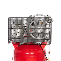 Компрессор ROSSVIK СБ4/С-100.LB30АВ, 420 л/мин, 10 бар, вертикальный 100 л, 220 В/2,2 кВт, красный