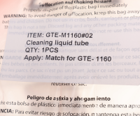 Ремкомплект для установки GTE-M1160 (02) трубка для чистящей жидкости GTE Ремкомплект для установки GTE-M1160 (02) трубка для чистящей жидкости GTE