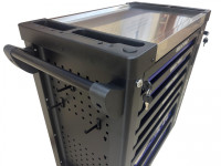 Инструментальная тележка GW-8ST BLUE Great Wolf (8 ящиков, центральный замок, колеса с блокировкой, усиленная) Инструментальная тележка GW-8ST BLUE Great Wolf (8 ящиков, центральный замок, колеса с блокировкой, усиленная)