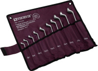 Thorvik W2S10TB Набор ключей гаечных накидных изогнутых серии ARC в сумке, 6-27 мм, 10 предметов