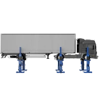 Электрогидравлический подкатной подъёмник ПГП-36000 Синий RAL5017