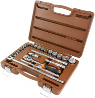 Ombra 911224 Набор головок торцевых с аксессуарами 1/2"DR, 8-32 мм, 24 предмета