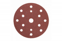 Круг  шлифовальный на липучке с отверстиями  5 шт. 150мм G60