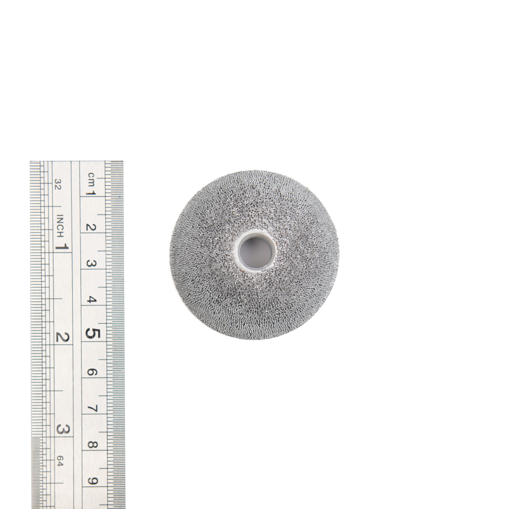 NS100 Полусфера шероховальная, Ø44,4x19мм, AH 3/8"-24 thread, 170 Grit