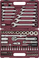 Thorvik UTS0082MP Набор инструмента универсальный 1/4", 1/2"DR с головками торцевыми MultiProf, 82 предмета