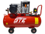Компрессор пневматический 220В 3.0кВт 8атм. 300л/мин. ресивер-100л поршн. ремен. одноступенчатый GTE