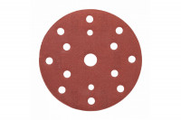 Круг  шлифовальный на липучке с отверстиями  5 шт. 150мм G220