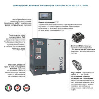 FINI PLUS 22 VS ES Винтовой компрессор без ресивера с осушителем, с частотником