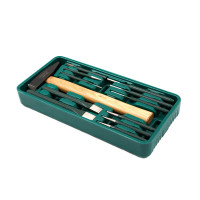 LST012 Набор инструмента ROSSVIK (молоток, зубила, выколотки), ложемент, 12 предметов