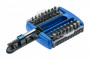 Набор бит с битодержателем 1/4″, SL, PH, PZ, HEX, TORX, 33 шт.