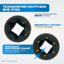 OPT-PW2050SK Гайковерт пневматический ударный OPTIMUS 1600 Нм, композитный корпус OPT-PW2050 с набором ударных головок OPT-40112